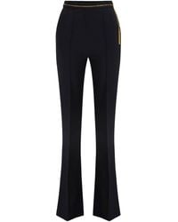 Elisabetta Franchi - Pantalon À Coupe Évasée - Lyst