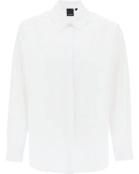 Pinko - Cotton Popeline Shirt - Lyst