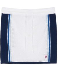 CASABLANCA - Mesh Rok Met Trekkoord - Lyst