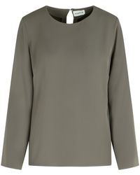 P.A.R.O.S.H. - P.A.R.O..H. 'Poker' Polyester Blouse - Lyst