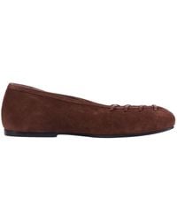 Alohas - Bumi Suede Leather Ballet Flats Altezza Tacco 1 Cm - Lyst