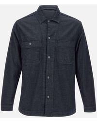 Replay - Stretch Katoen Met Lange Mouwen Shirt - Lyst