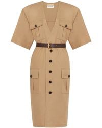 Saint Laurent - Midi Dresses - Lyst