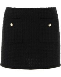 Miu Miu - Boucle Mini Skirt - Lyst