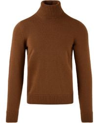 Drumohr - Pullover braun - Lyst