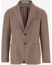 Tagliatore - Wool Blend Single Breasted Jacket - Lyst