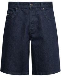 Emporio Armani - Denim Shorts - Lyst