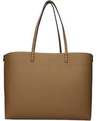 Fendi - Leather Shoulder Bag Roll - Lyst
