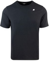 K-Way - T -Shirt Adam Stretch Jersey Schwarz rein - Lyst