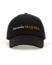 McQueen - Logo Baseball Cap - Lyst
