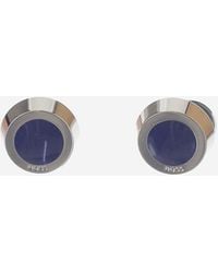 BOSS - B Simony Brass Cufflinks - Lyst
