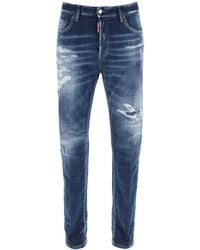 DSquared² - Vernietigde Denim Jeans In 642 -stijl - Lyst