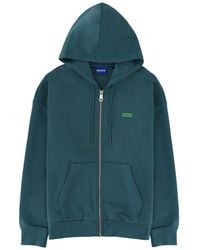 HUGO - Logo Hood Sweatshirt - Lyst