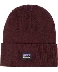 Patagonia - Beanie Made From Recycled Polyester With A Logo - Lyst