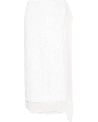 P.A.R.O.S.H. - Falda midi con lentejuelas - Lyst