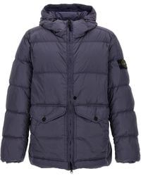 Stone Island - Garment Dyed Crinkle Reps R-ny Down Casual Jackets, Parka - Lyst