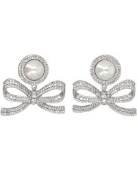 Self-Portrait - Accessoires Autoportrait Argent - Lyst