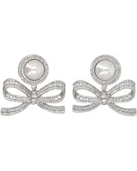 Self-Portrait - Accessori Per Autoritratto Argento - Lyst