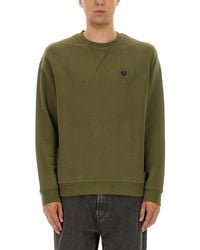 Belstaff - Sweatshirt With Logo Patch - Lyst