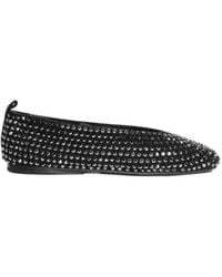 LA ROSE - Ballerina Shoes Crystal Embellished - Lyst