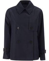 Weekend by Maxmara - Wkdbiglia Water Repellent Gabardine Trench Coat - Lyst