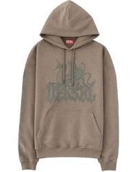 DIESEL - Graphic Hoodie - Lyst