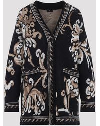 Etro - Wool Cardigan - Lyst