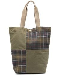 Barbour - Transport Patchwork Tote Bag Bags - Lyst
