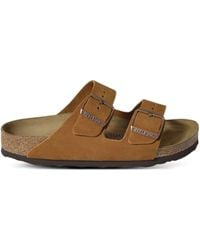 Birkenstock - Arizona Sfb Mink, Suede Leather - Lyst