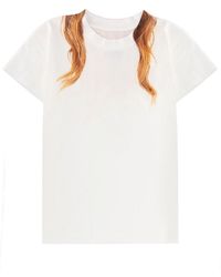 MM6 by Maison Margiela - Crew-Neck T-Shirt - Lyst