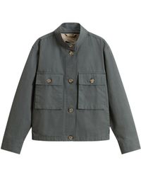 Woolrich - Field Jacke Mit Aufgesetzter Tasche - Lyst