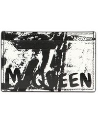 Alexander McQueen - Alexander MC Königin MC Queen Graffiti Kartenhalter - Lyst