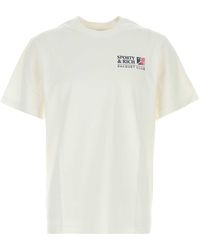 Sporty & Rich - Cotton T Shirt - Lyst