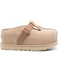UGG - Suede Slippers - Lyst