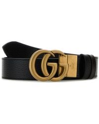 Gucci - Logo Buckle Reversible Belt - Lyst