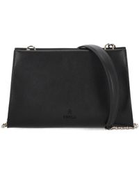 Furla - Ares schwarze Lederkupplung - Lyst