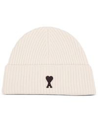 Ami Paris - Ami De Coeur Wollen Muts - Lyst