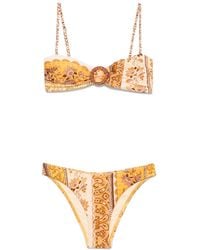 Zimmermann - Lucky Bamboo Ring Bikini - Lyst