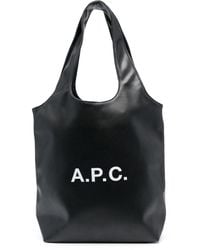 A.P.C. - Shopper Aus Faux-Leder - Lyst