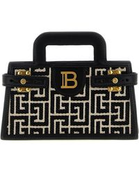 Balmain - 'B Buzz' kleine Handtasche - Lyst