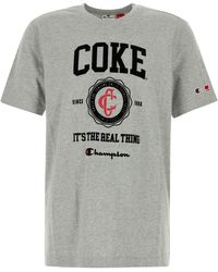 Champion - Cotton T-Shirt - Lyst