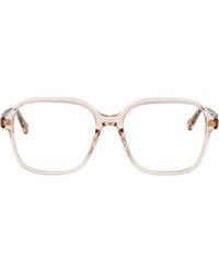 Chloé - Transparent Acetate Glasses - Lyst
