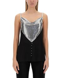 Rabanne - Top With Inserts - Lyst