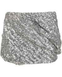 The Attico - Minigonna con paillettes - Lyst
