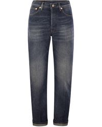Dondup - Pictogram Vijf Pocket Denim Broek - Lyst