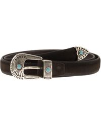Alberto Luti - Leather Belt With Machined Buckle - Lyst