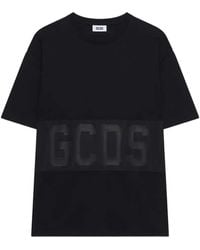 Gcds - T Shirt With Logo Band - Lyst