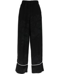 Off-White c/o Virgil Abloh - Piped-trim Pyjama Trousers - Lyst