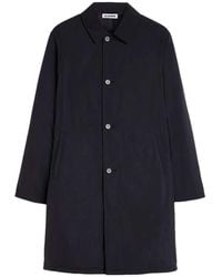 Jil Sander - Button-Front Coat - Lyst