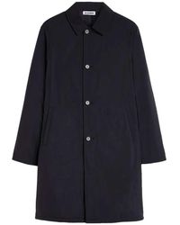 Jil Sander - Abrigo Con Botones Y Manga Larga - Lyst
